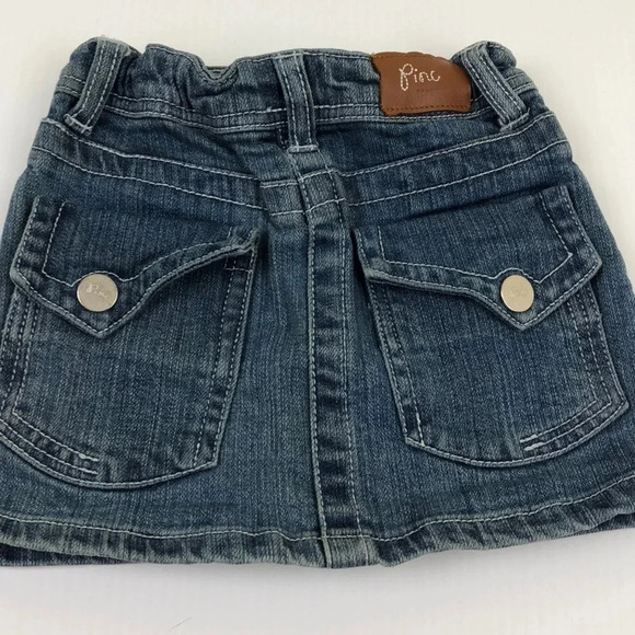 PINC EUC GIRLS BLUE JEAN SKIRT SIZE 4T - Picture 4 of 8